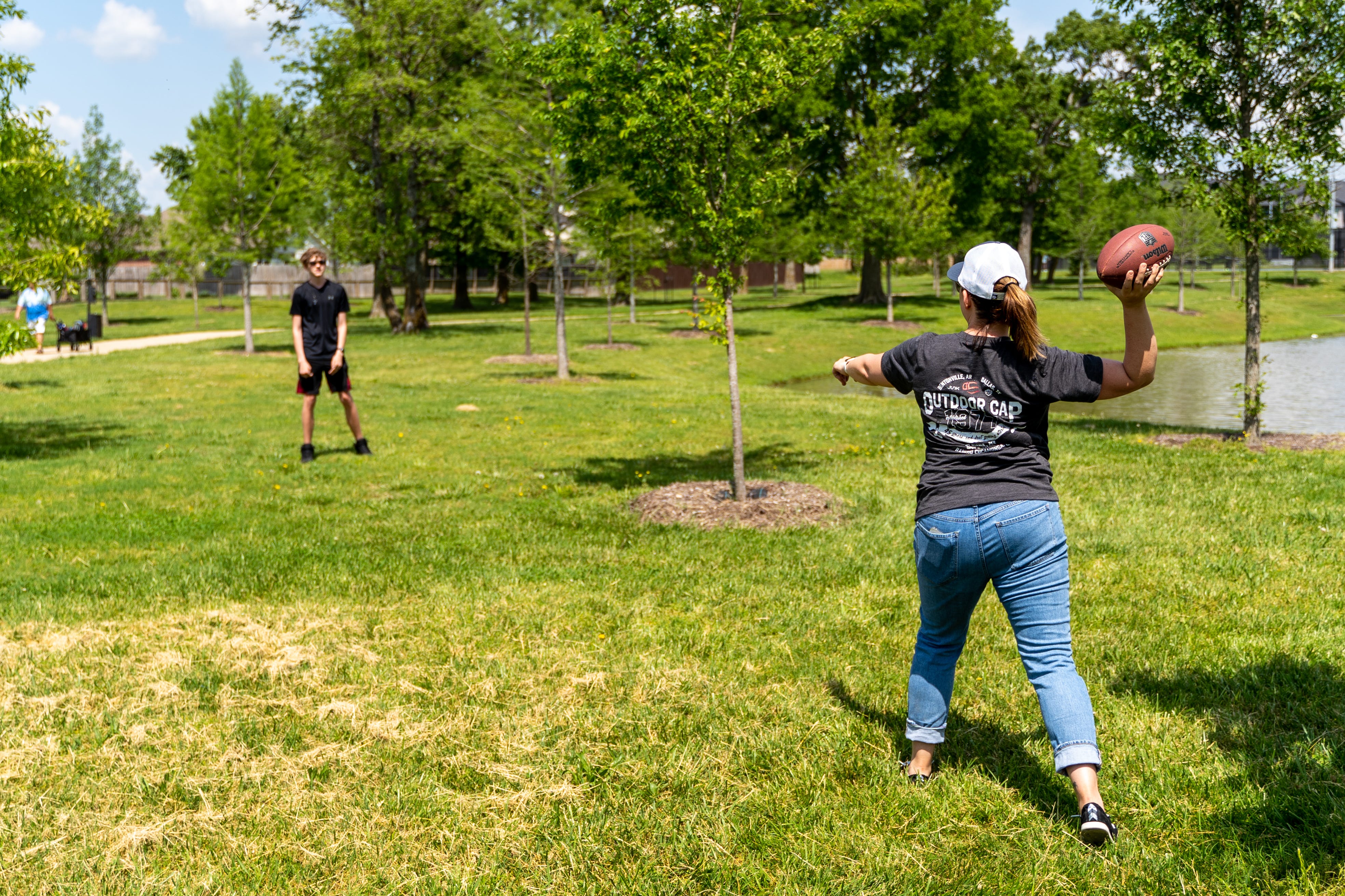 Football at the Picnic -1